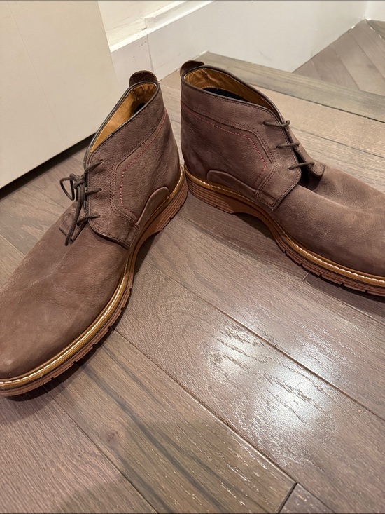 Clarks Brown Nubuck Chukka Boots Men’s US 13 EU 47 | Leather Casual Boots